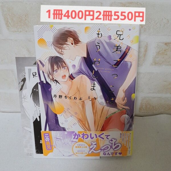 丹野ちくわぶ兄弟ごっこはもうおしまい商業BLボーイズラブ