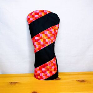 ゴルフ ドライバーヘッドカバー (No.158) ハンドメイド By SHIZU