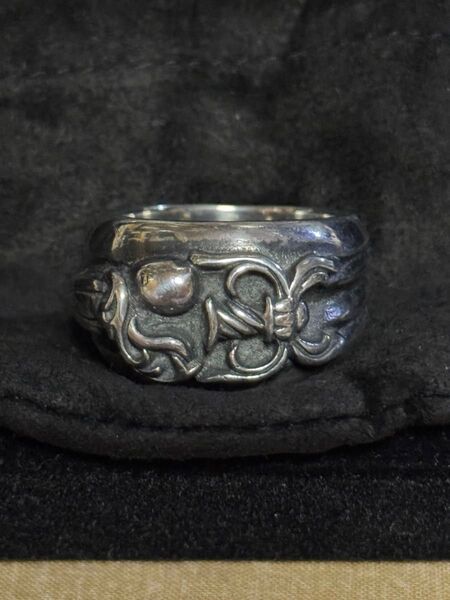 【CHROME HEARTS 】クロムハーツ ダガーハート リング 23~25号