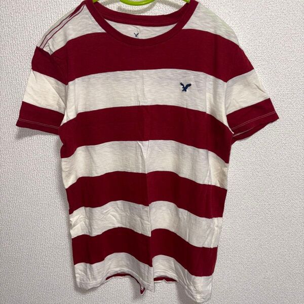 AMERICAN EAGLE アメリカンイーグル Tシャツ 美品 メンズS コットン100% 半袖Tシャツ カットソー