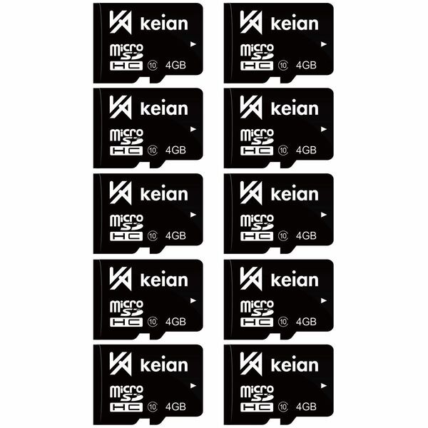 microSDHC 4GB バルク SDアダプター ミニケース付 10Pセット