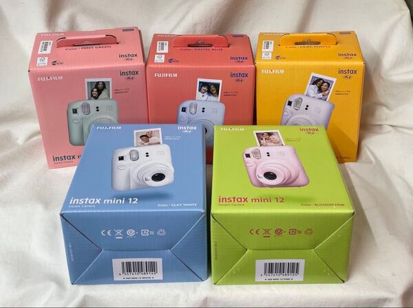 【未使用】FUJIFILM★チェキ★instax mini 12★5台セット★