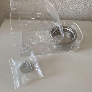 小鳥用 餌入れ 水飲み セット アクリル クリア