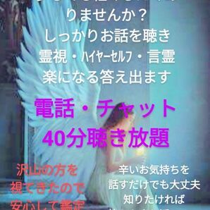 あなたが実感する時が来ました 気軽にお話♪愚痴OK!霊視・チャネリング40分 電話・チャットし放題・秘密厳守お話聴き言霊降ろします