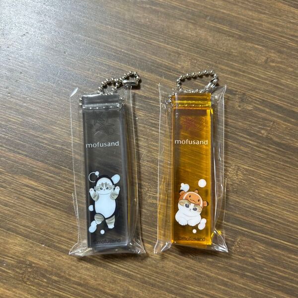 モフサンド ホテルのキーホルダー 海の生き物にゃん シャチにゃん クマノミにゃん 新品 2点