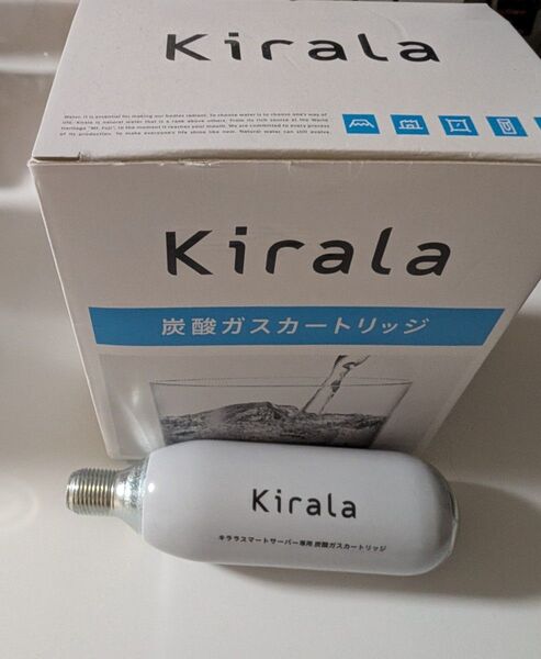 Kirala キララウォーターサーバー(キララスマートサーバー)専用炭酸ガスカートリッジ1箱ー6本入り
