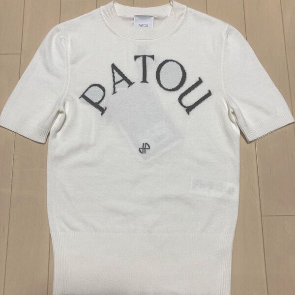 ニット サマーニット 半袖セーター トップス 半袖 PATOU パトゥ 半袖ニット