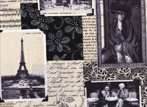 プリントコットン Timeless Treasures Fabrics 110×50 パリの風景