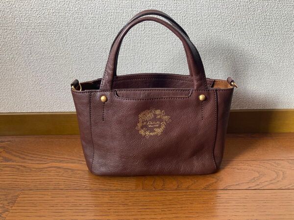 Dakota ダコタ キューブ 50th 2way ショルダーバッグ レザー ブラウン