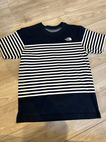 ノースフェイス ボーダーTシャツ ネイビー メンズMサイズ NT31950