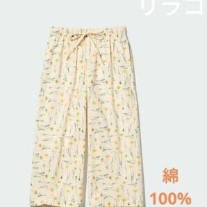 UNIQLOコットンリラコ 花柄