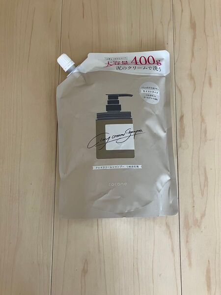 coconeクレイクリームシャンプー つめかえ用 400g 1個