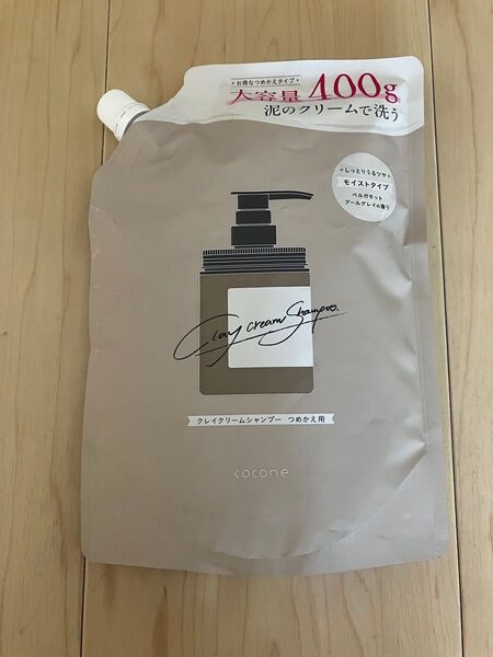coconeクレイクリームシャンプー つめかえ用 400g 1個