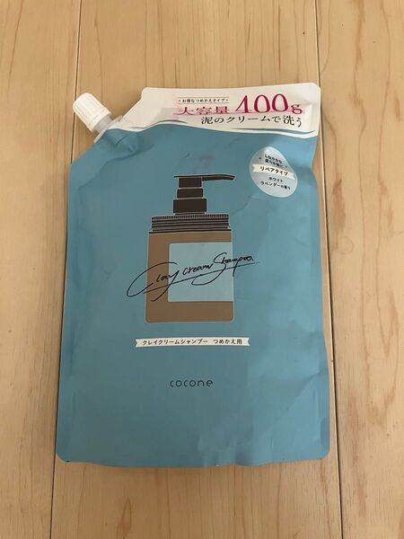 coconeクレイクリームシャンプー リペア つめかえ用 400g 1個