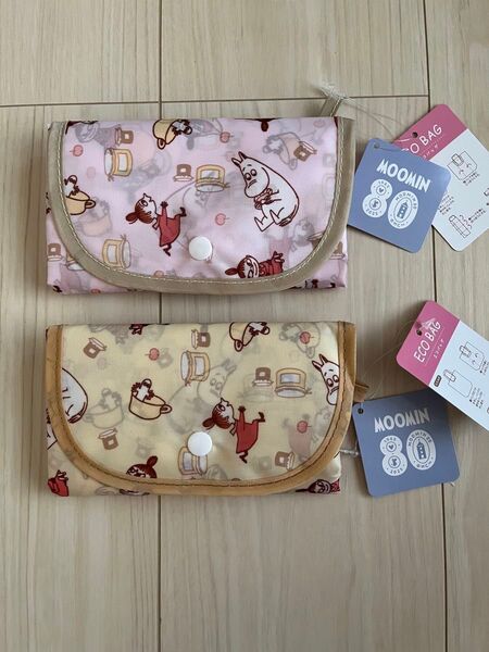 MOOMIN ムーミン 縦型エコバッグ 2個セット