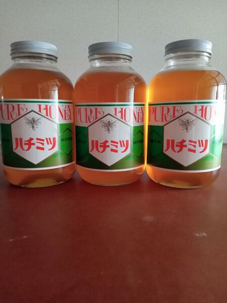 国産百花蜂蜜2400g×3