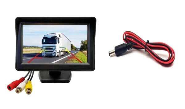 バックモニター リアモニター 高画質 バック連動 4.3インチ 12V 24V