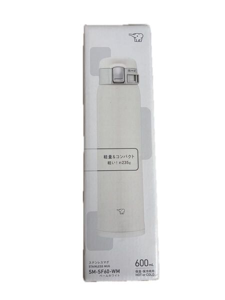 象印 ステンレスマグ SM-SF60-WM ホワイト 600ml