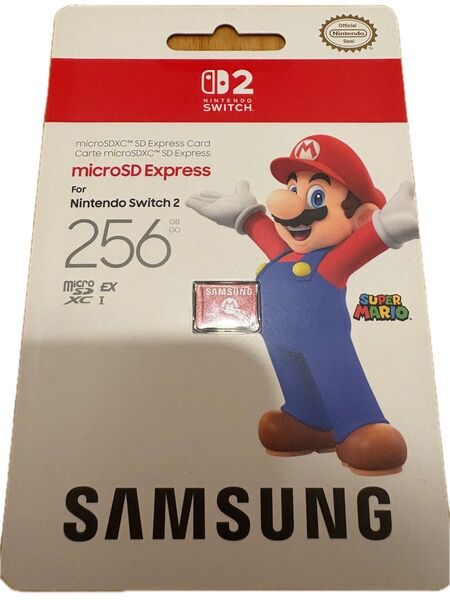 Samsung microSD Express Card 256GB for Nintendo Switch 2 サムスン