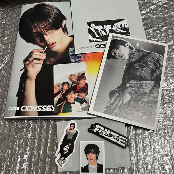 RIIZE ODYSSEY photobook 開封済 トレカ ライズ CD封入含む ウォンビン アントン ショウタロウ 抜けなし