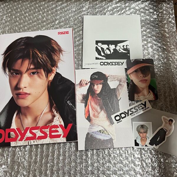 RIIZE ODYSSEY photobook 開封済 トレカ ライズ CD封入含む 抜けなし ウンソク ソヒ