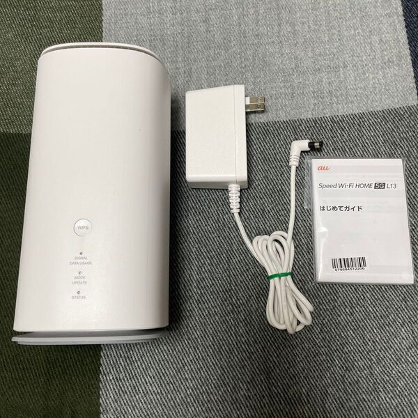 ZTE Speed Wi-Fi HOME 5G L13 ZTR02 ホワイト WiMAX 箱なし