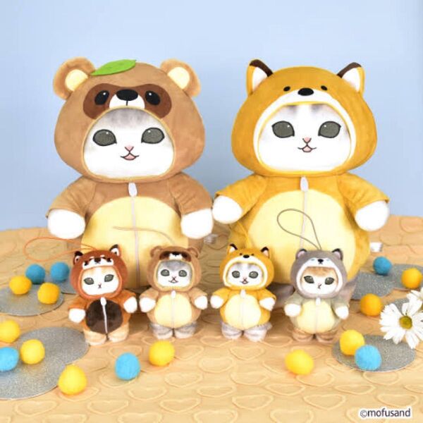 mofusand モフサンド あったかパジャマにゃんぬいぐるみ マスコット