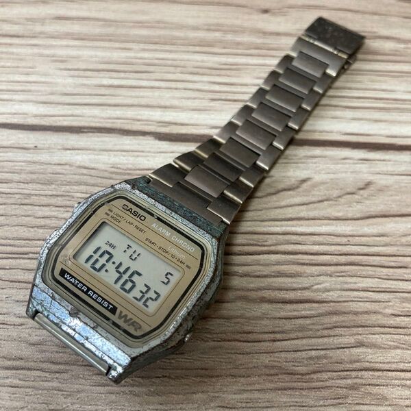 カシオ CASIO A158WE あいみょん 枠なし デジタル腕時計 チープ チーカシ ジャンク