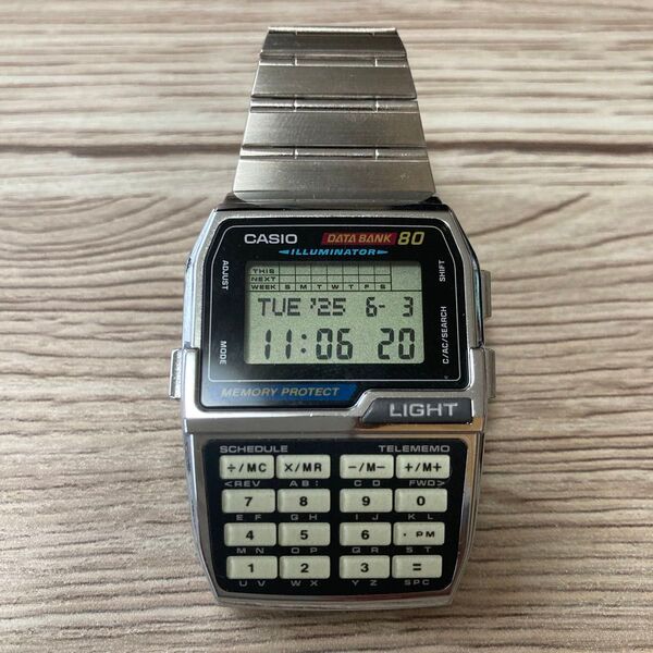 カシオ DBC 810 データバンク80 デジタル 腕時計 CASIO