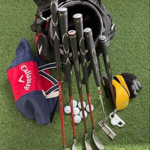 キッズ NIKE GOLF ナイキゴルフクラブセット Callawayトートバッグ