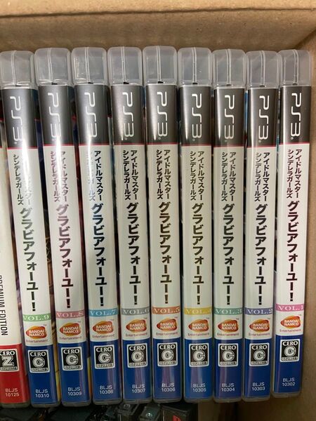 PS3 ソフト アイドルマスター シンデレラガールズ グラビアフォーユー vol.1〜9 プレステ