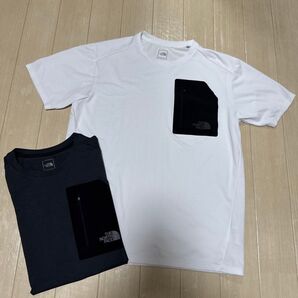 ザノースフェイス スーパーハイククルーTシャツ ホワイト、グレー Sサイズ 2枚セット