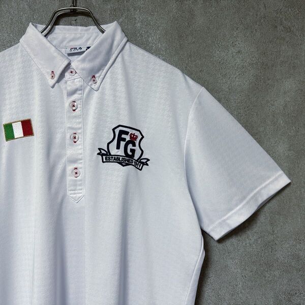 FILA GOLF フィラゴルフ 半袖 ポロシャツ ウェア ゴルフ 人気 メンズ