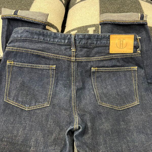 極美品 希少 JAPAN BLUE JEANS ジャパンブルージーンズ デニム セルビッジ ヴィンテージ W32inch 赤耳