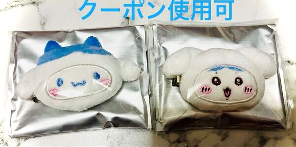 ちいかわ×サンリオキャラクターズ シークレット ヘアクリップ ハチワレ シナモロール