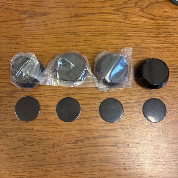 ホイールセンターキャップ 外径 60mm 内径 56mm 4個セット アルミ ホイール センターキャップ シール 45mm 黒