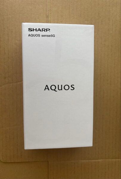 未使用 SHARP SIMフリースマホ AQUOS sense5G SH-M17 オリーブシルバー