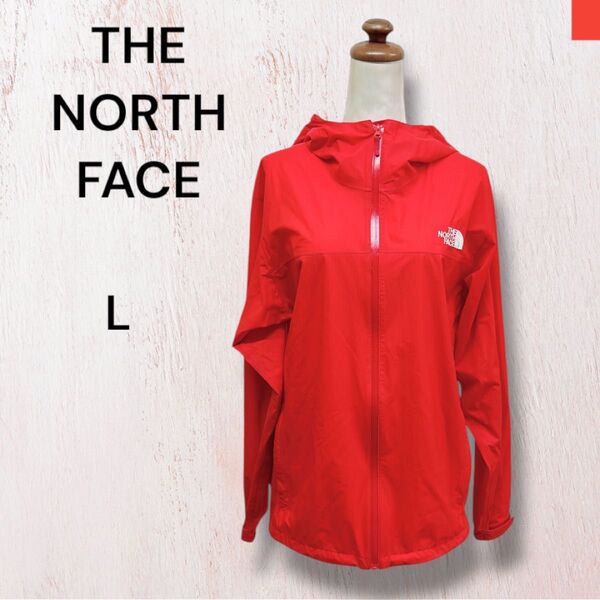 THE NORTH FACE ベンチャージャケット マウンテンパーカー ナイロンジャケット 朱色 Lサイズ
