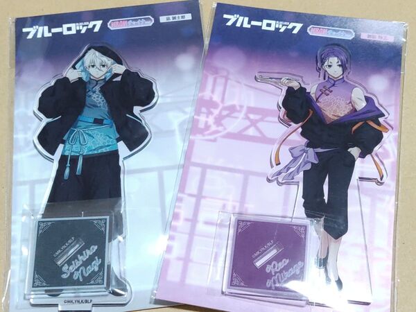 ブルーロック 凪誠士郎 御影玲王 NEONチャイナ アクリルスタンド