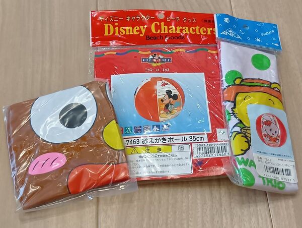 レトロ風 Mickey ミッキー ミッキーマウス ディズニー DISNEY ビーチボール 水遊び 川遊び プール 海水浴 旅行 子