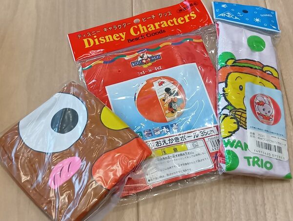 レトロ風 Mickey ミッキー ミッキーマウス ディズニー DISNEY ビーチボール 水遊び 川遊び プール 海水浴 旅行 子
