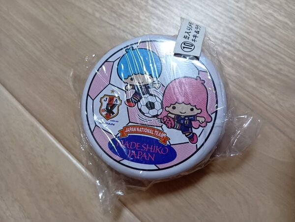 なでしこジャパン なでしこJAPAN サッカー Sanrio サンリオ キキララ リトルツインズ リトルツインスターズ 缶入りメモ