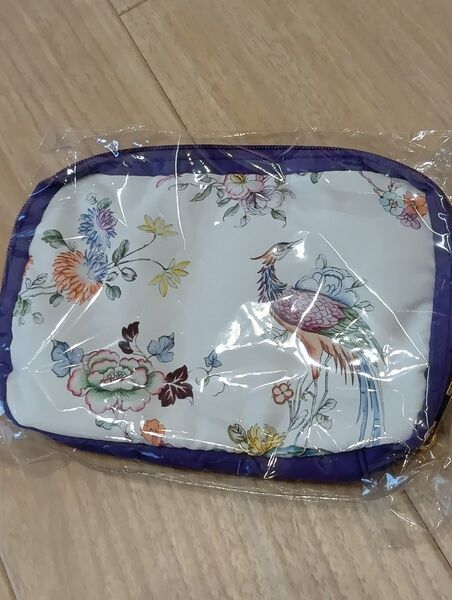 化粧ポーチ ポーチ 花柄 小物入れ ウェッジウッド WEDGWOOD 鳥 Bird バード とり 旅行 通学 通勤 便利 日用品