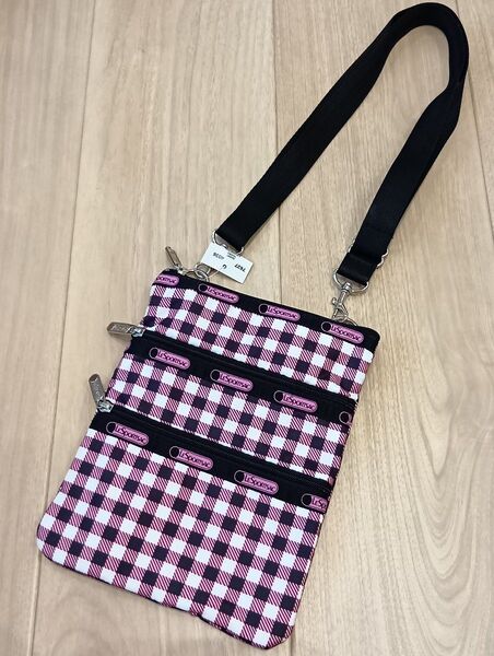 ショルダーバッグ レスポートサック バッグ ポシェット LeSportsac 旅行 トラベル 貴重品入れ チェック ポケット