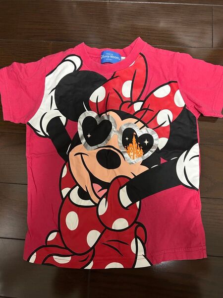 ディズニー ミニー Tシャツ 110 ドット リボン