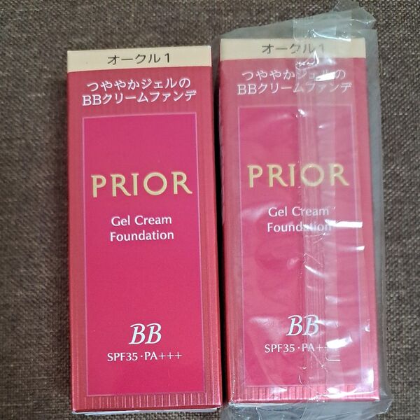 【2個セット】PRIOR 美つやBBジェルクリームファンデ オークル1