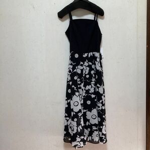 エムズグレーシー 花柄ワンピース 白黒 モノトーン