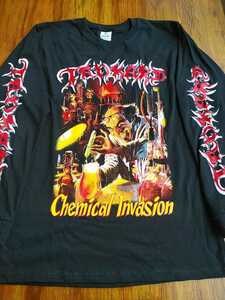 TANKARD 長袖 Tシャツ chemical invasion 黒M ロンT / slayer metallica anthrax sodom kreator destruction exodus testament venom