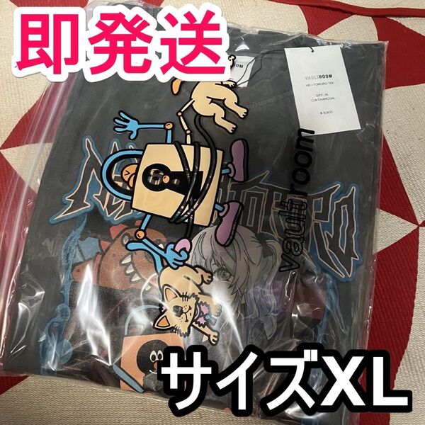 XLサイズ vaultroom 猫麦とろろ VR × TORORO TEE Tシャツ