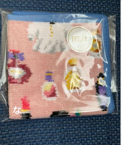 新品 未開封 フェイラー 羽田空港 伊勢丹 限定 ハンカチ ISETAN ピンク 飛行機 FEILER